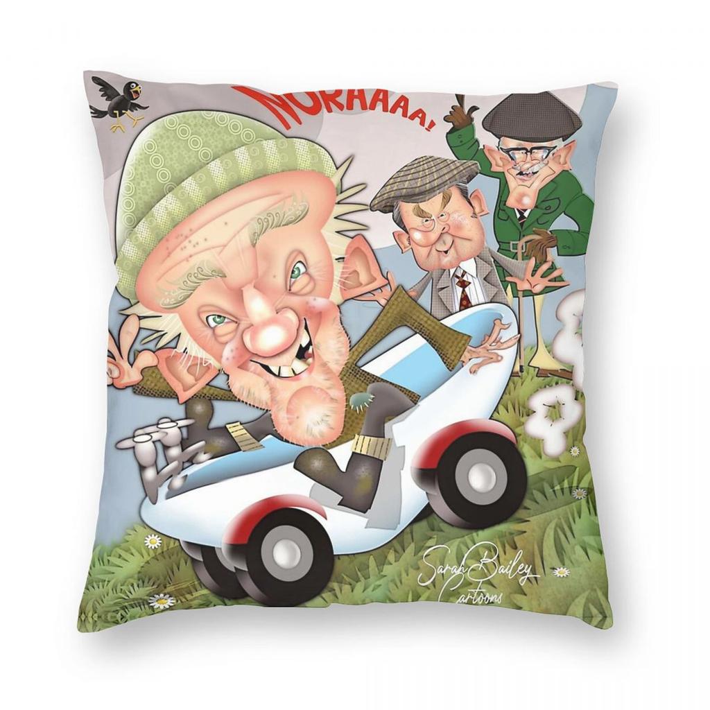 Last Of The Summer Wine Square Pillowcase Polyester Linen Velvet Creative Zip Decor Throw Pillow Case Sofa Seater Cushion Cover