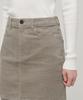Musinsa Standard Woman Women'S Corduroy Mini Skirt [Light Beige]