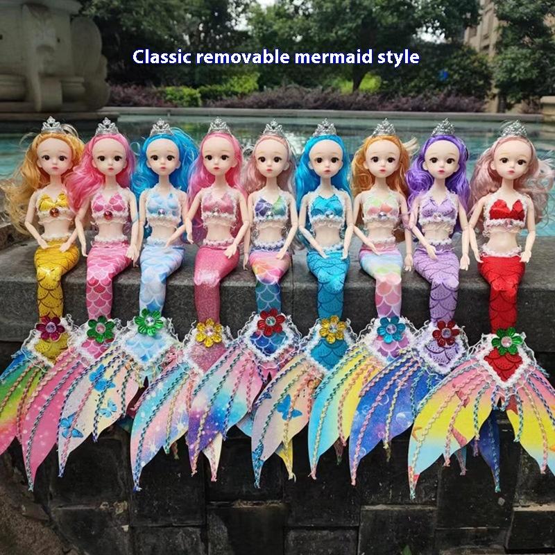 45cm Avtakbar Utklednings Stor Hale Havfrue Dukke Jentedukke Gave Leketøy for Barn