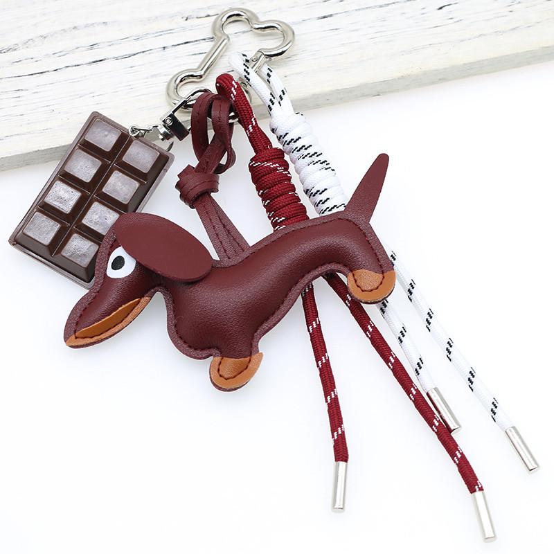 Miu Series Dachshund Cartoon Keychain Bag Pendant