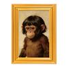 Wooden Photo Frame Refrigerator Magnet Animal Frame Fridge Magnet Home Office Whiteboard Decorative Accessories Humorous Gift