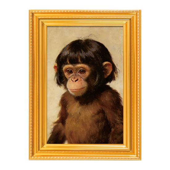 Wooden Photo Frame Refrigerator Magnet Animal Frame Fridge Magnet Home Office Whiteboard Decorative Accessories Humorous Gift
