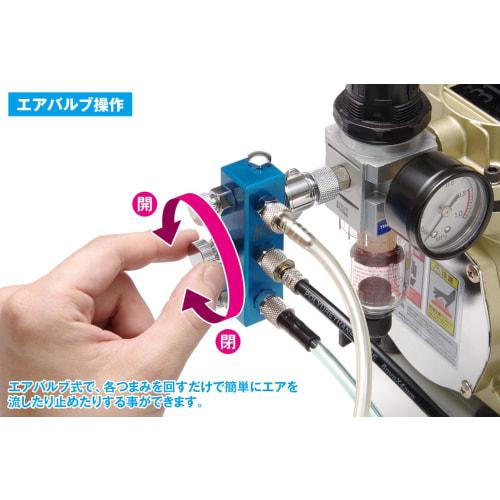 Wave Hobby Tool Series HG Triple Hose Joint (Aluminum Body) for Plastic Models, HT-059