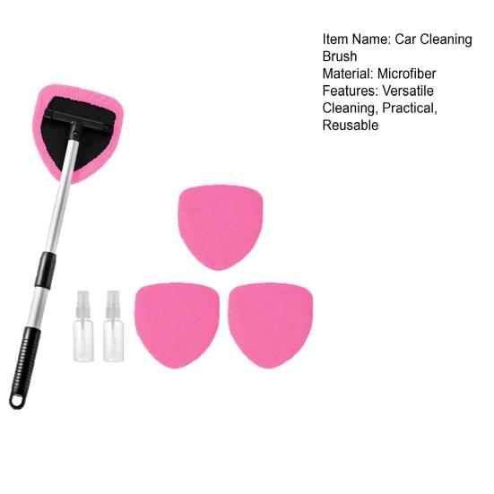 Instrument de Curățare Parbriz Perie Curățare Mașină Baghetă Retractabilă Curățare Parbriz Curățător Geam Auto Pânză Microfibră Perie Spălare Auto