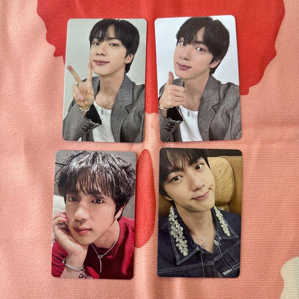 [USED] BTS Venue Limited RUNSEOKJIN_EP TOUR Trading Cards JIN 4 Cards