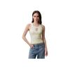Calvin Klein Casual Striped Print Ribbed Tank Top Women Tops 44C202G