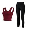 Seupika Yoga Set Bra Top Leggings Middle Br503