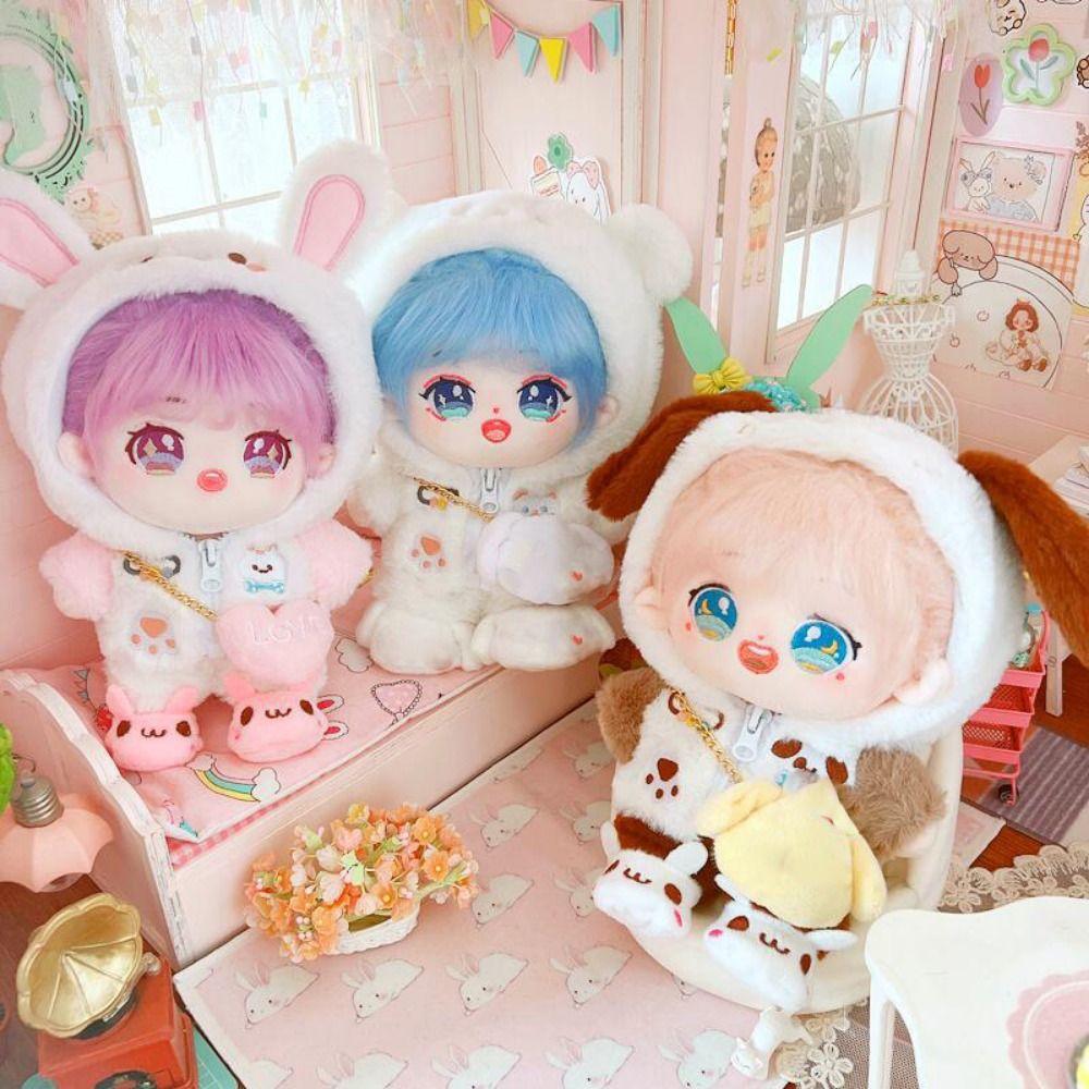 Fur Idol Doll Outfit Clothes Dress Up Animal 20cm Doll Clothes  20cm Cotton Doll