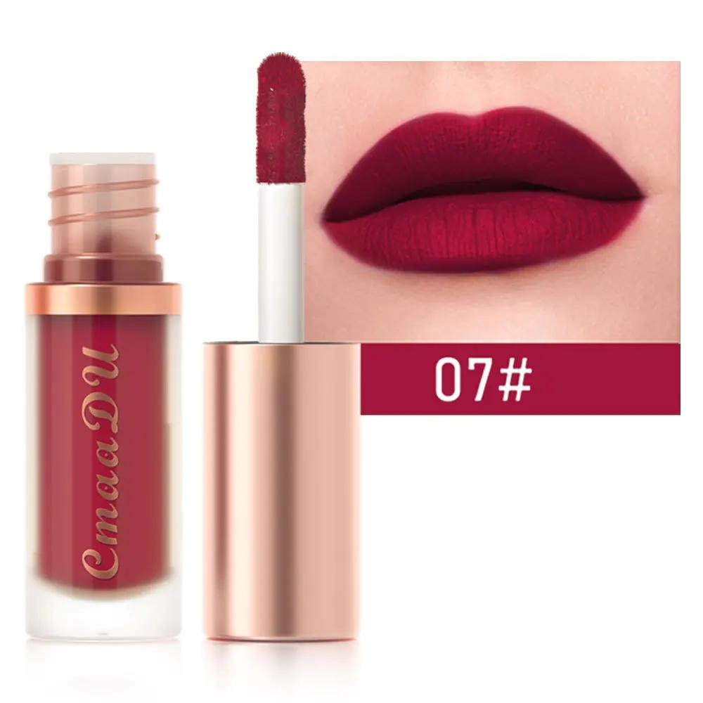 CmaaDu 12Color Long-Lasting Lip Sense Color Makeup Waterproof  Lipsticks Matte Velvet Lip Gloss