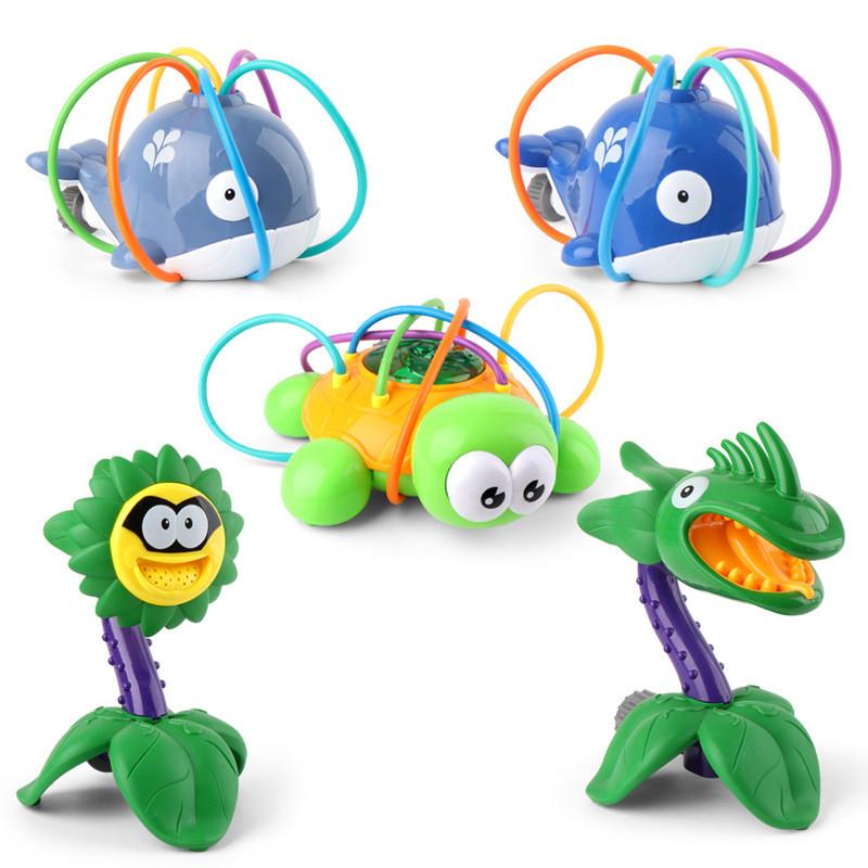 Kids Bath Toy Set With Rotating Water Sprays For Baby And Toddler Playtime