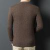 Fengxun Men's Crew Neck Winter Knit Sweater