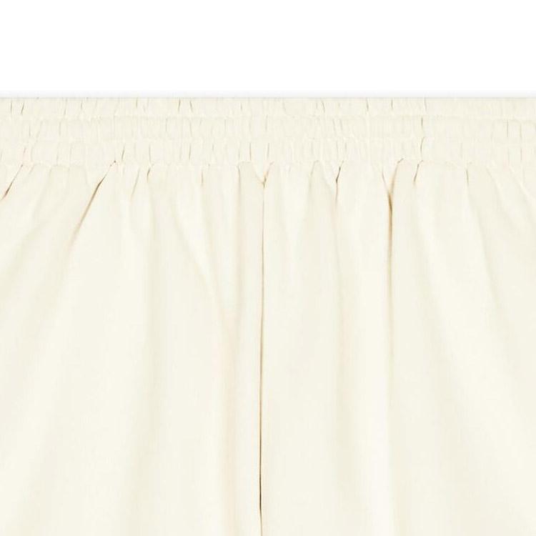 Balenciaga Political Campaign Casual Shorts Regular Fit Men's Ecru 676137TKVI98962