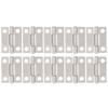10 stuks Roestvrij Staal Meubel Scharnieren Zilver Klap Scharnieren Kast Deur Scharnieren DIY Houten Doos