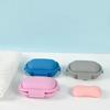 Leak Proof Soap Container Silicone Sealed Soap Box Multifunction Soap Holder  Bathroom