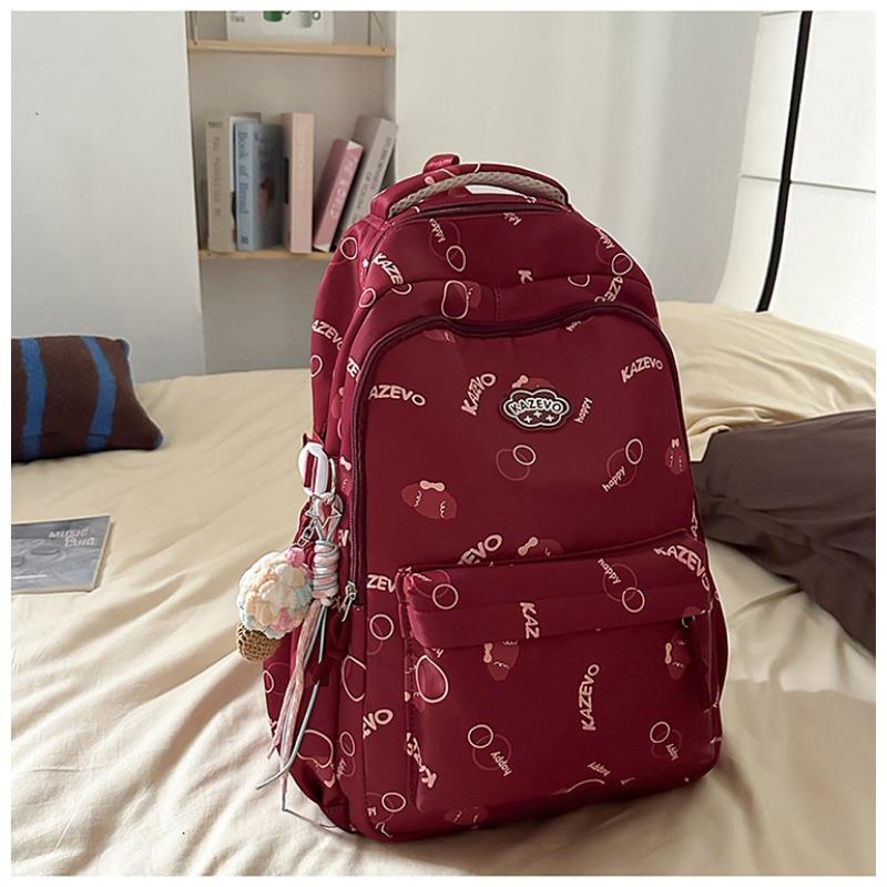 High Value, Fresh and Sweet Alphabet Backpack, Light, Simple and Large-capacity Backpack for Junior High School Students