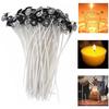 100Pcs Candle Wicks Cotton Core Waxed Wick With Sustainer For Candle Novelt