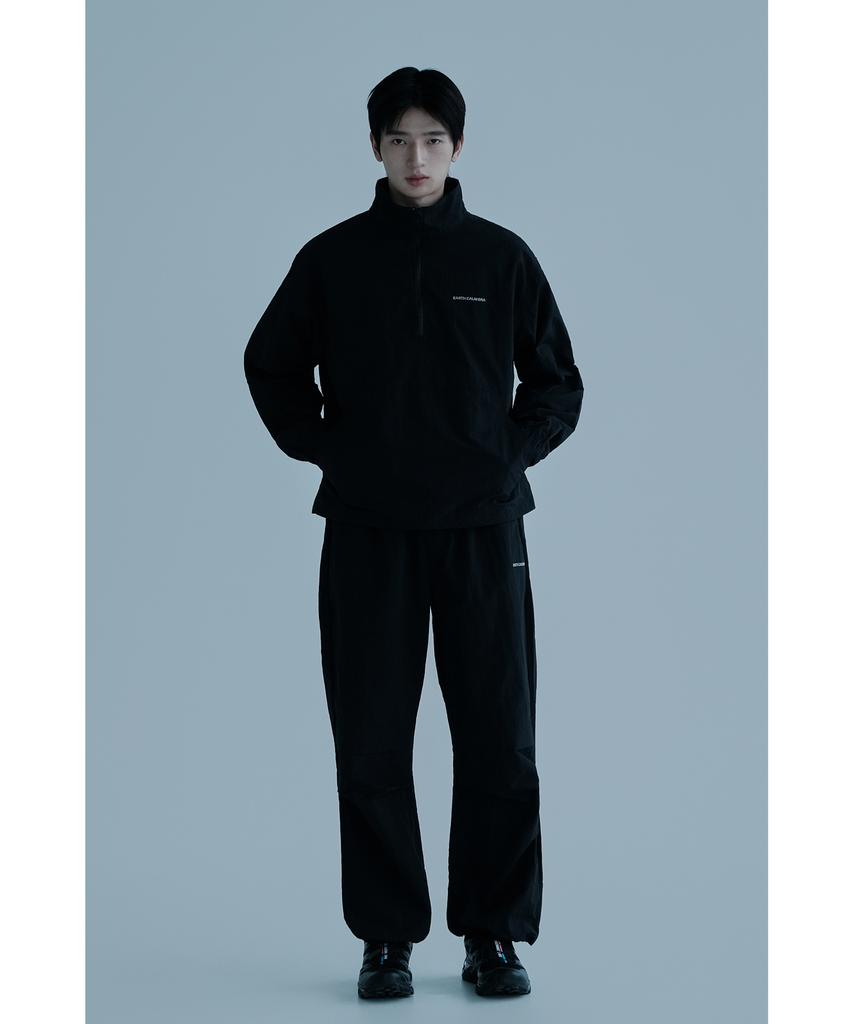 Eolseukamela [Reorder] Lightweight Parachute Pants_Black