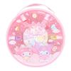Shobido Roulette Cosmetic Set <My Melody & Kuromi> Peel-off Nail Polish, Ring, Round Pouch, Roulette Set SA43978