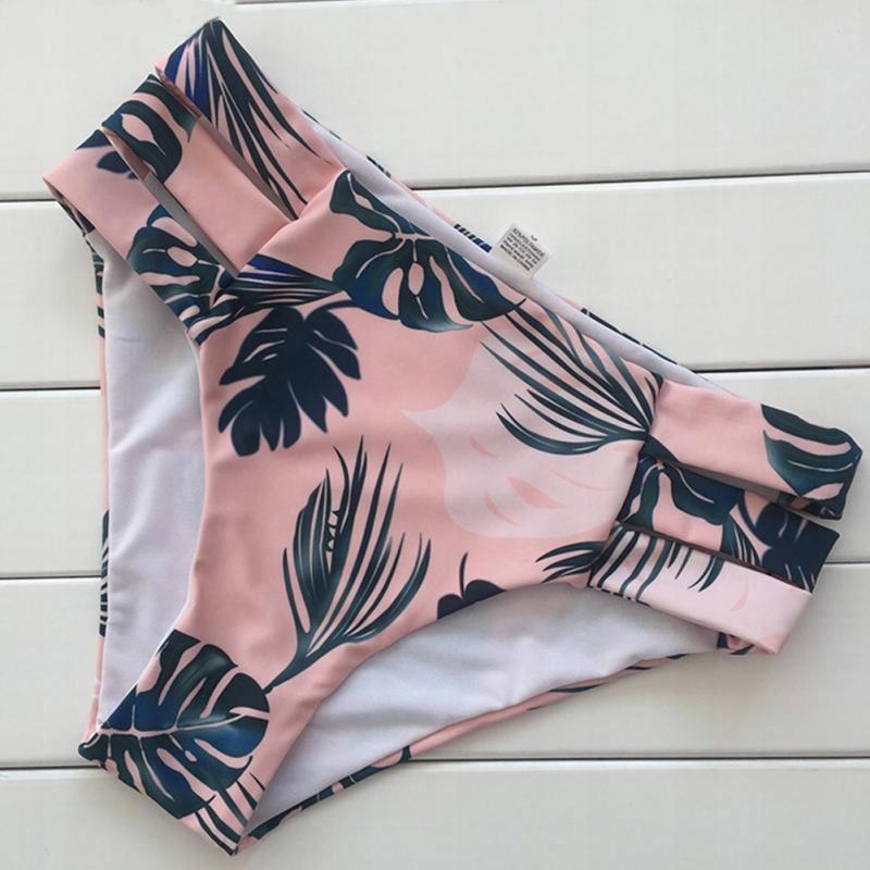 Two-Piece Swimsuit for Beach Pool Flowers Print Women'