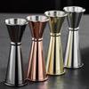 New Dual Shot Stainless Steel Measure Cup Cocktail Shaker Drink Spirit Measure Jigger Kitchen Bar Barware Tools For Bartender