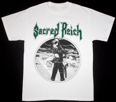Vtg SACRED REICH Short Sleeve White  Size S To 4XL Gif QQ1077 Unisex T-Shirt