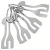 Anti-loss Trolley Token Keychain Zinc Zinc Alloy Removable Release Keyring Shopping Cart Token  Retail Stores