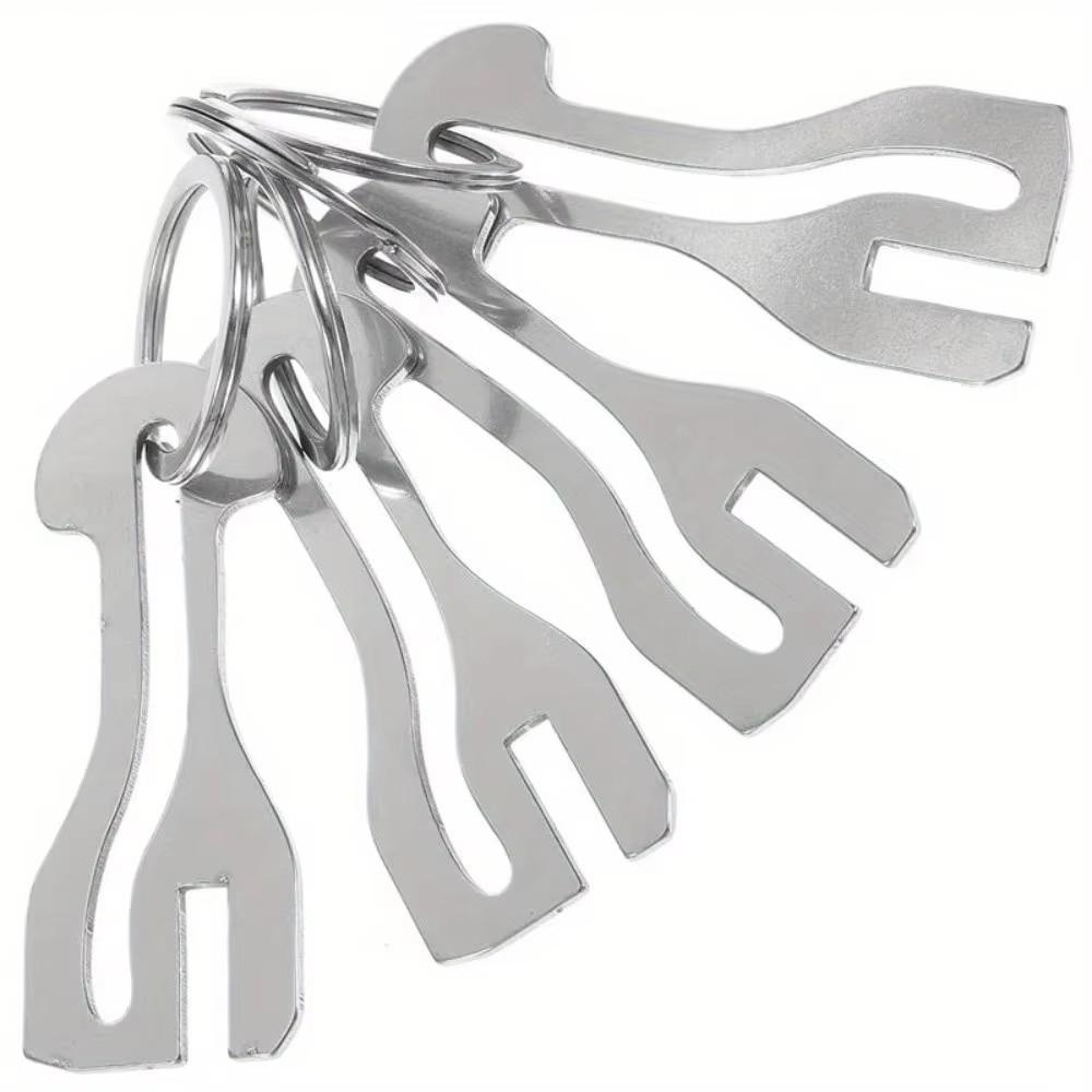 Anti-loss Trolley Token Keychain Zinc Zinc Alloy Removable Release Keyring Shopping Cart Token  Retail Stores