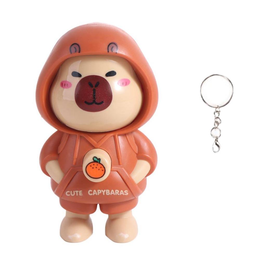 Plastics Cartoon Doll Keychain With Keychain Face Changing Toy  Christmas Dolls
