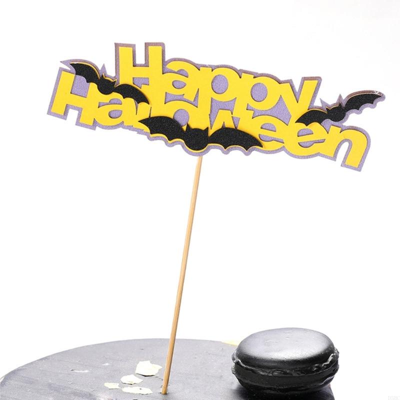 8Pcs Eerie Witches Spirit Bat Spiders Paper Cake Inserts Safe For Halloweens Themed Dessert Cup Cake Decorations
