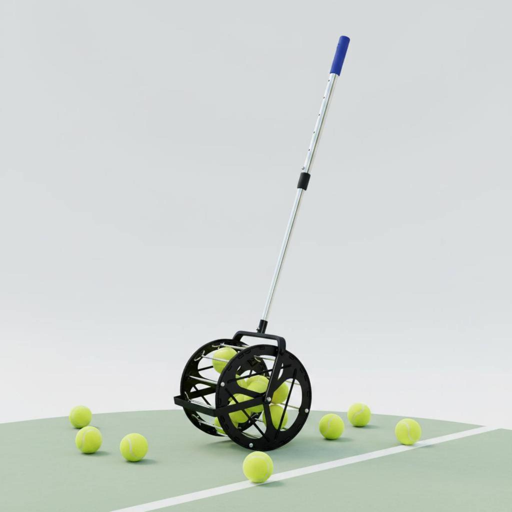 Tennis Ball Picker Training Helper Tennis Ball Collector Sports Gear High Performance Lightweight For Coaches