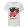 X Womens/Ladies Contrast Crew Neck Regular T-Shirt