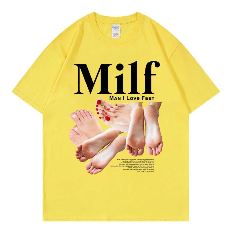 Man I Love Feet Funny Meme Graphic T Shirts High Quality Fashion Short Sleeve Tshirt Men Women Casual Loose Tshirts Streetwear