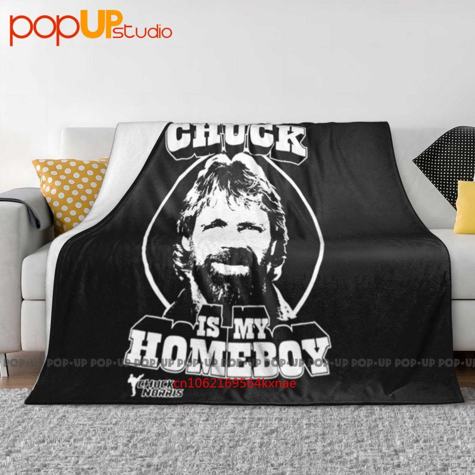 Chuck Norris Is My Homeboy Ultra-Soft Blanket Quilt Winter Sofa Cover Bed Covers 30x40in