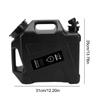 12L Camping Water Container Large Capacity Water Storage Jug Portable Emergency Water Can for Vehicle Car Outdoor Camping