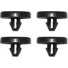 4PCS Car Brake Light Switch Stopper, Rubber Vehicle Clutch Pedal Stop Pad Replaces 90541-06036, Auto Light Switch Brake Cushion Stopper, Compatible