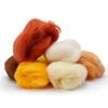 New Foam Mat DIY Crafts Wood Handle Felting Sewing Tool Set Wool Roving Needle Felting Kit