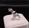 Korean Style Harajuku 3D Dinosaur Stud Earrings - Fashionable, Unique Piercings