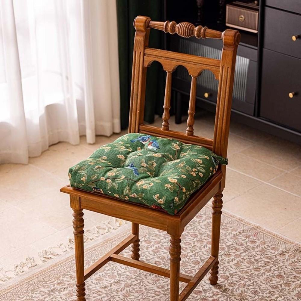 Non-slip Seat Cushion Thickened Office Seat Cushion Vintage Dining Chair Cushion For Home Office