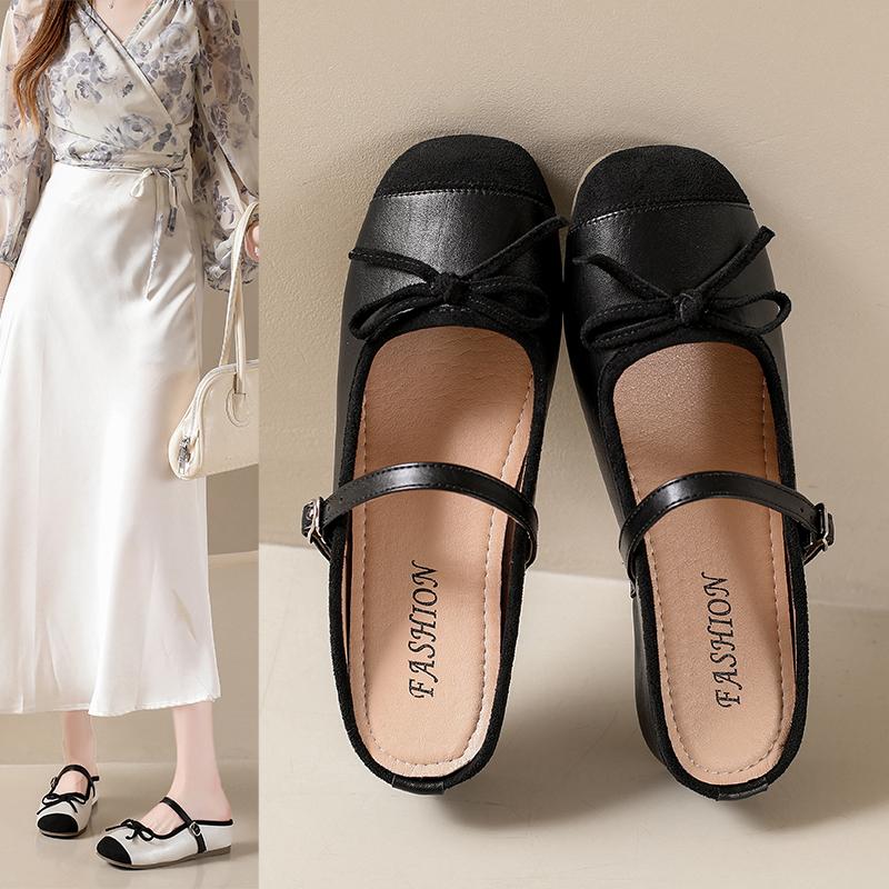 Fashion 2025 Ballet Flat Shoes Fashion Female Footwear Casual Sneaker Round Toe Flats Comfortable Dress Shoes Retro Leisure