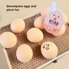 Squishy Simulated Egg Stress Relief Toy Sensory Fidget Toys for Kids Adults Anxiety Relaxation, Squeeze Ball Squishies Gift