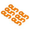 10PCS Rope Tensioner Cord Adjuster Aluminium Alloy Easy Operation Stable Fixation Camping Accessory