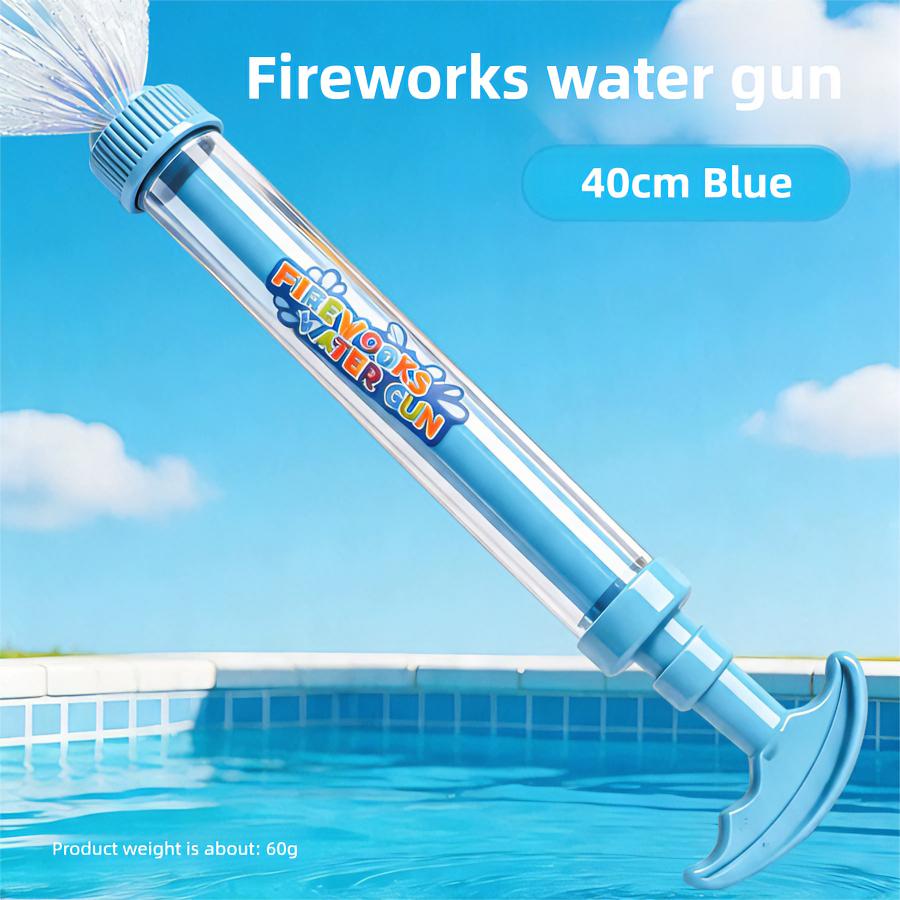 40cm Large Capacity Water Gun Pull-Back Fire works Spray Water Squirter Blaster Shooter Summer Swimming Pool Beach Water Toys