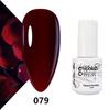 GELPOLISH Nail Art Set: Base, Top Coat, Transparent & White Gel Polishes