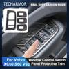 Carbon Fiber Window Switch Panel for Volvo XC60 S60 V60 2018-2024