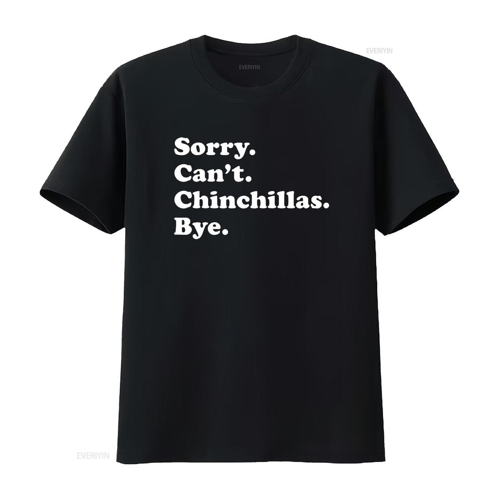 Funny Chinchilla For Unisex Or Girls T Shirt Vintage Washed Graphic Soft Stretched Breathable Fashion Designer Clothes