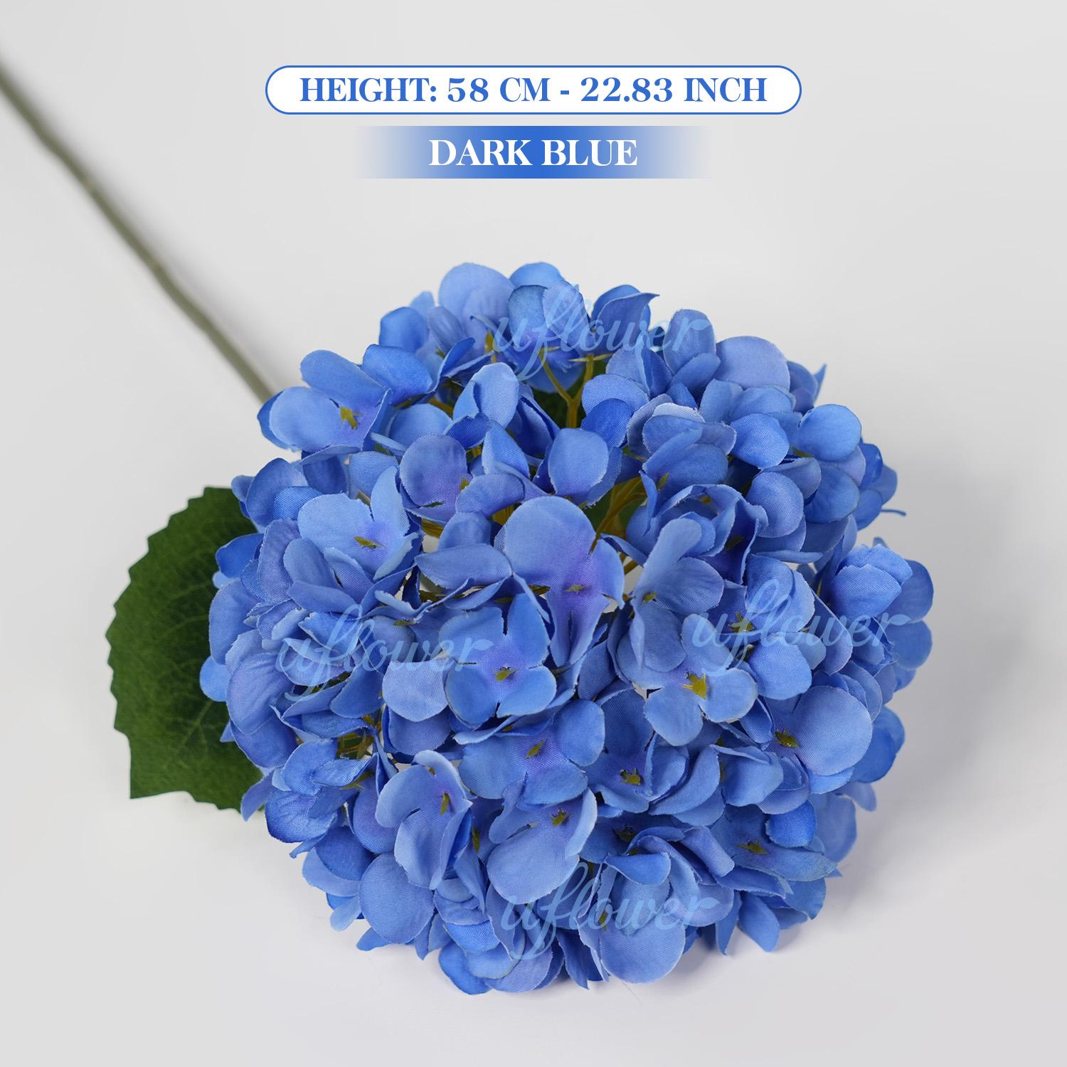 2Pcs/Bouque Hydrangea Silk Peony Artificial Flower 27Cm Hight Quality Fake Plant For Patry Wedding Home Hotel Table Decoration 2PCS