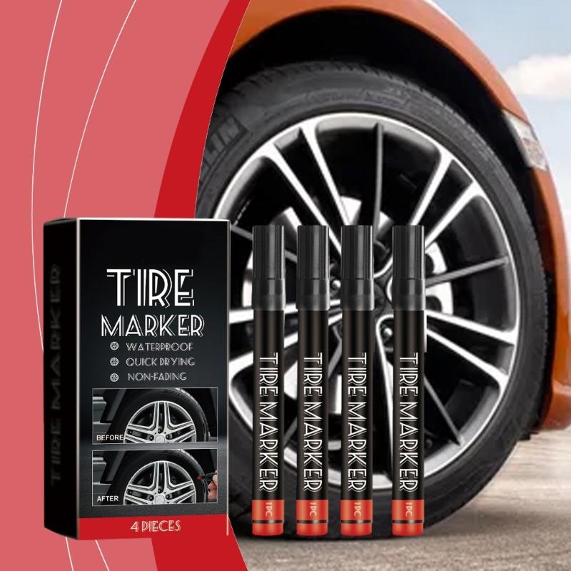 Abrasion Resistant Tire Paint Labeling Markers Tool Fade Proof Long Lasting High Coverage Markers For Bike Maintenance