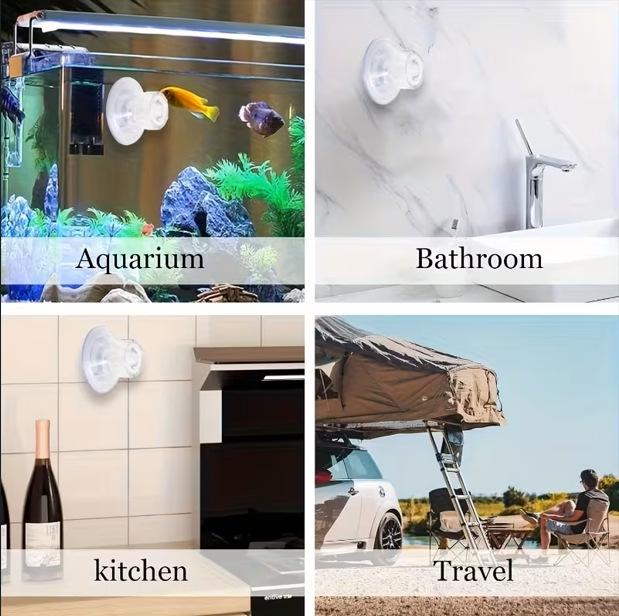 High-Quality Reusable Plastic Suction Cups for Awnings, Aquariums & Home