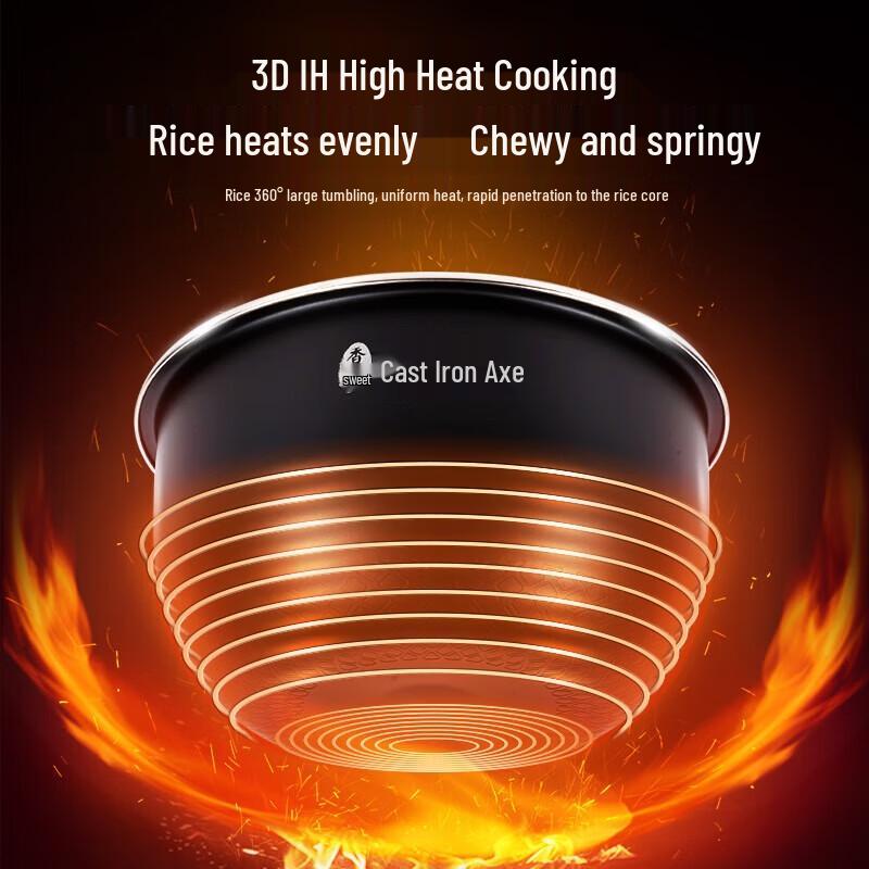 Midea Slim V Series IH Smart Rice Cooker Pro 5L CN plug (adapter included)