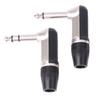1Pc REAN Jack 6.35mm TS TRS 90 ° L-shaped Right Angle Plug Stereo / Mono 2 3 Pole 6.5 1/4 Microphone Guitar Audio NYS207 208